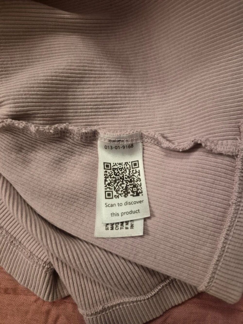 Pink Ribbed Top - Picture 4 of 5